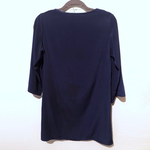 Tobi Boho Dress or Tunic - Navy Blue - Picture 3 of 7